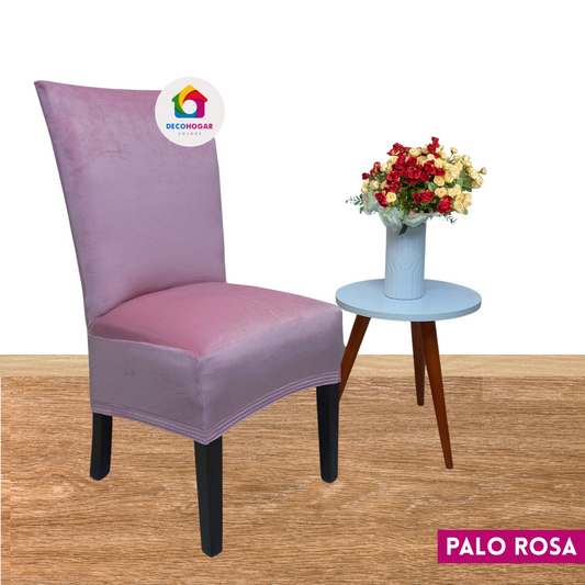 Juego de 08 Fundas de Terciopelo Liso para sillas estilo clásico / estilo árabe