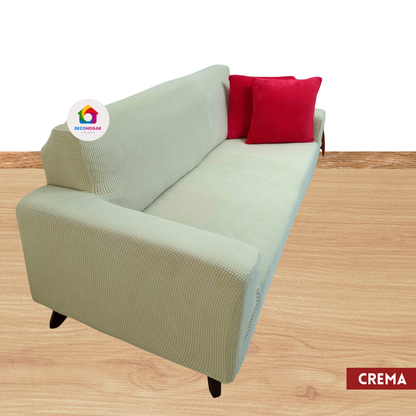 Fundas estándar elástico adaptables de Terciopelo Labrado Premium – Juego 3-2-1