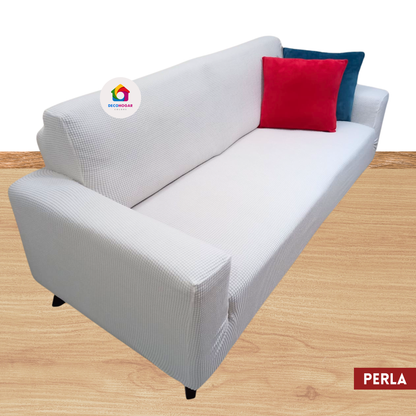Fundas estándar elástico adaptables de Terciopelo Labrado Premium – Juego 3-2-1