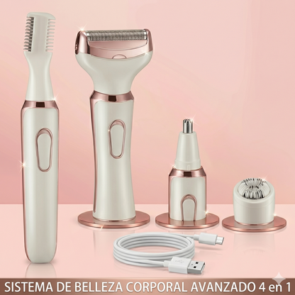 Depilador Automático 4 en 1 - Suavidad Total y Sin Dolor