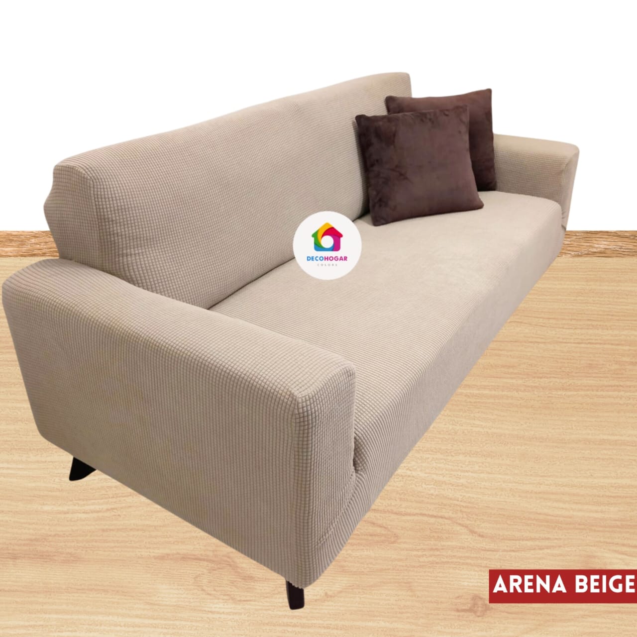 Fundas estándar elástico adaptables de Terciopelo Labrado Premium – Juego 3-2-1