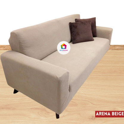 Fundas estándar elástico adaptables de Terciopelo Labrado Premium – Juego 3-2-1