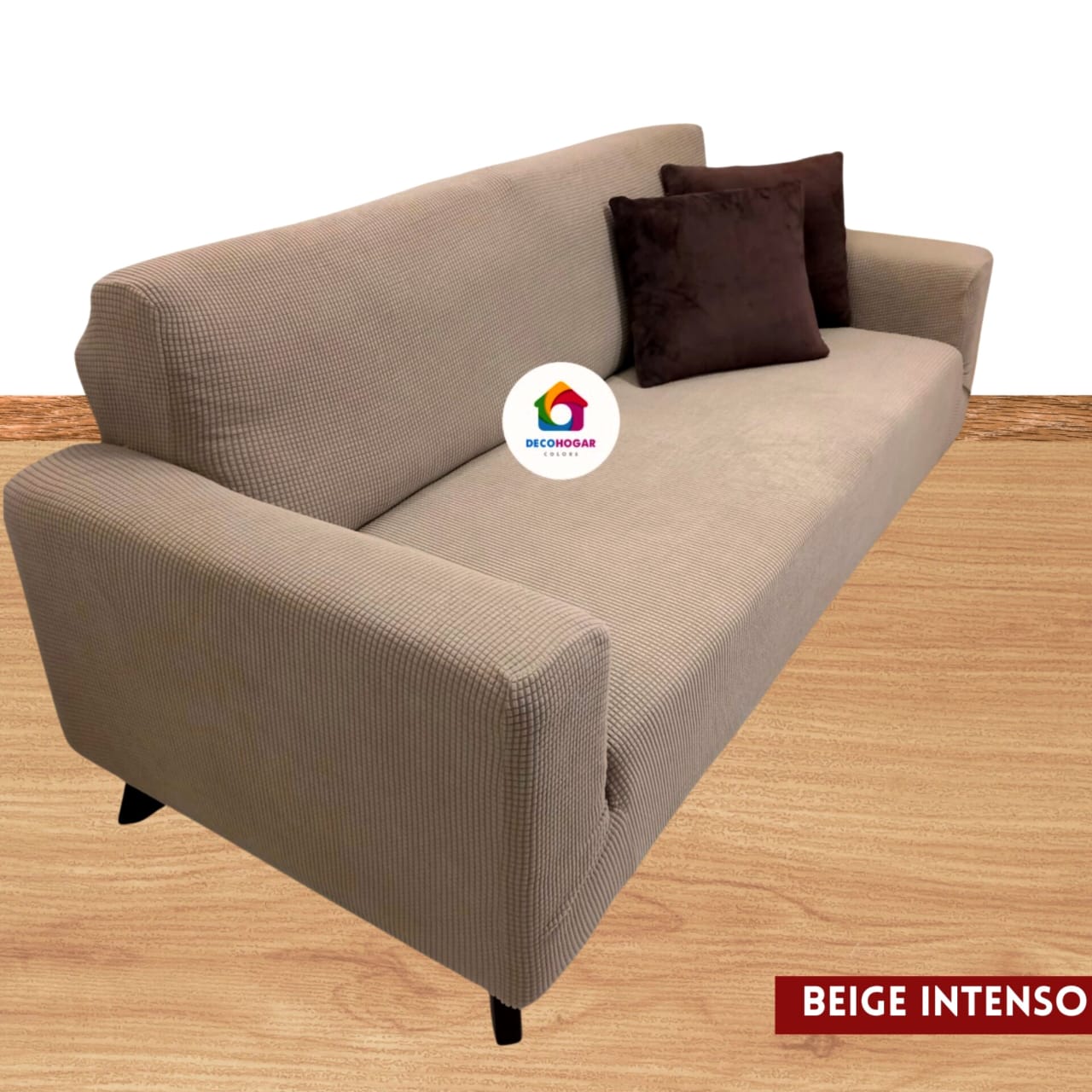Fundas estándar elástico adaptables de Terciopelo Labrado Premium – Juego 3-2-1